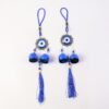 Evil Eye Hanging Wind Chime Set – Protective Home Decor Charm
