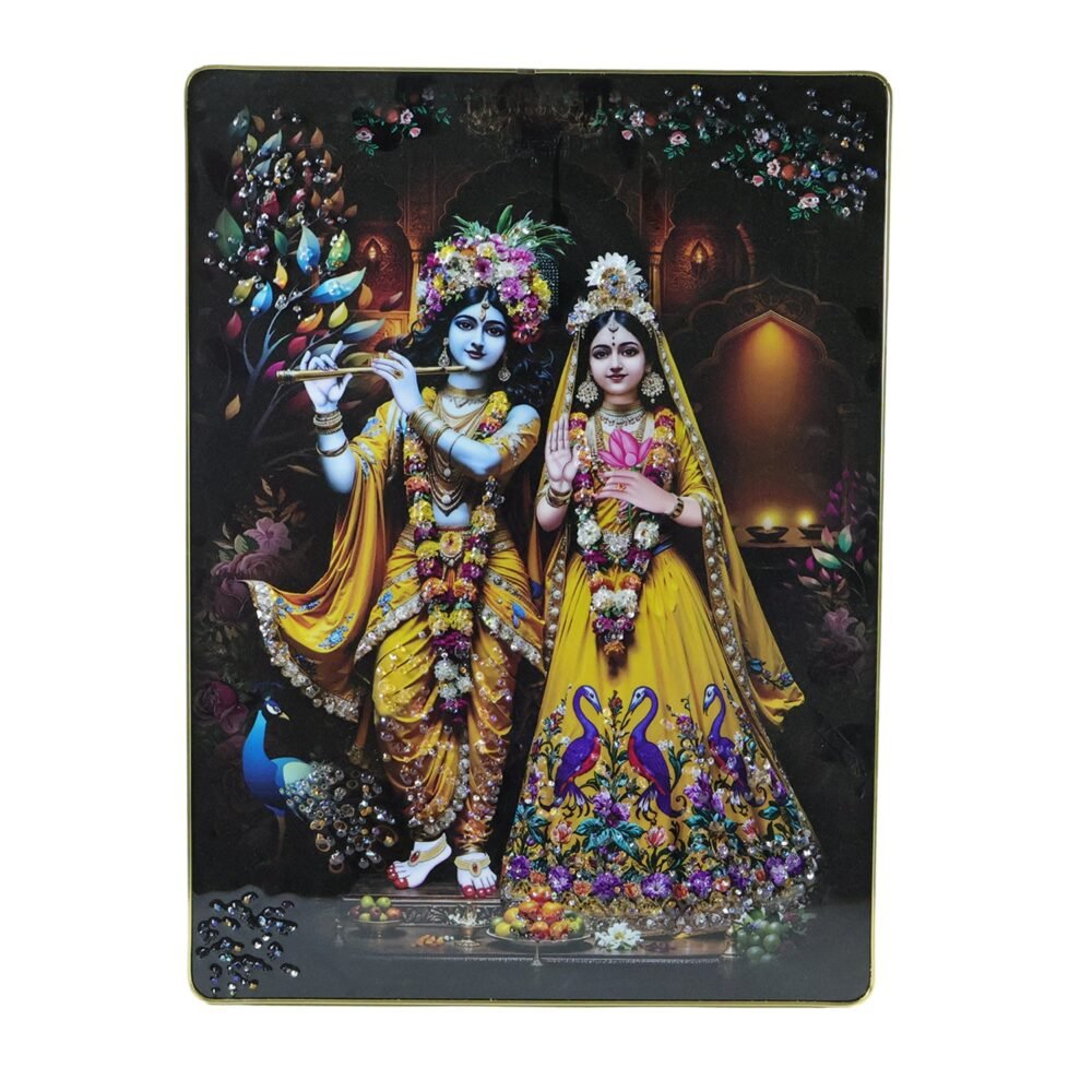 BlackRadhaKrishnapainting04-04.jpg Radha Krishna Wall Frame – Divine Home Decor for Spiritual Spaces