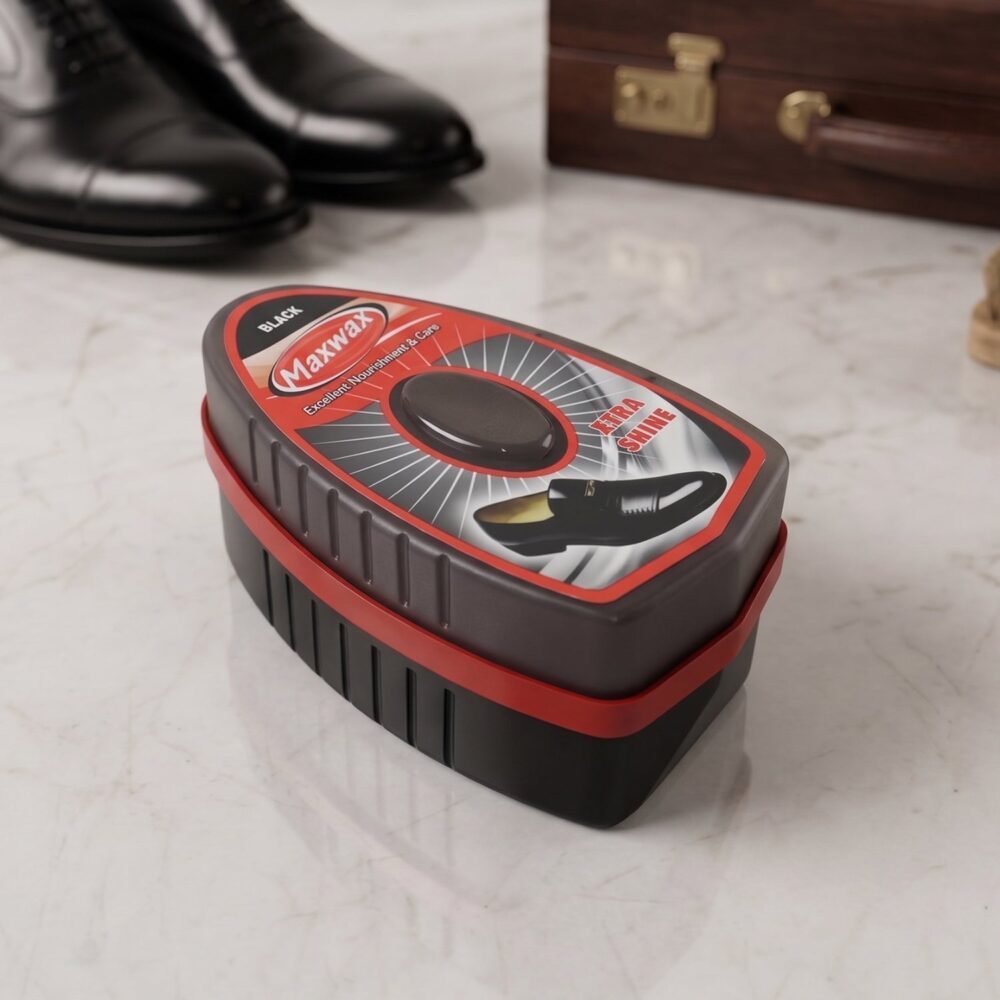 Black Shoe Shiner – Instant Gloss & Easy Portable Care