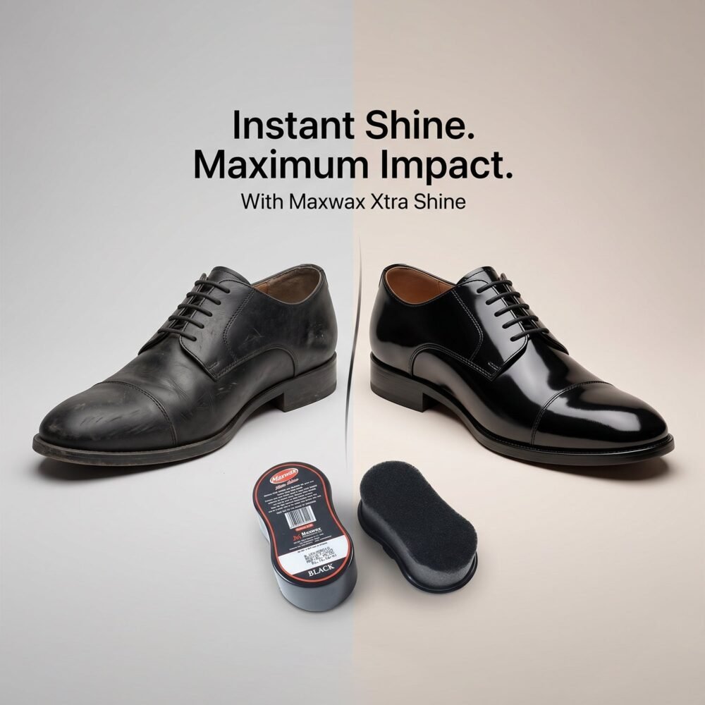 Shoe Shiner – Instant Shine with Built-in Sponge Applicator