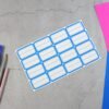 BlueSingleSticker-05.jpg Self-Adhesive Label Stickers – Durable Rectangular Sheets for Organizing