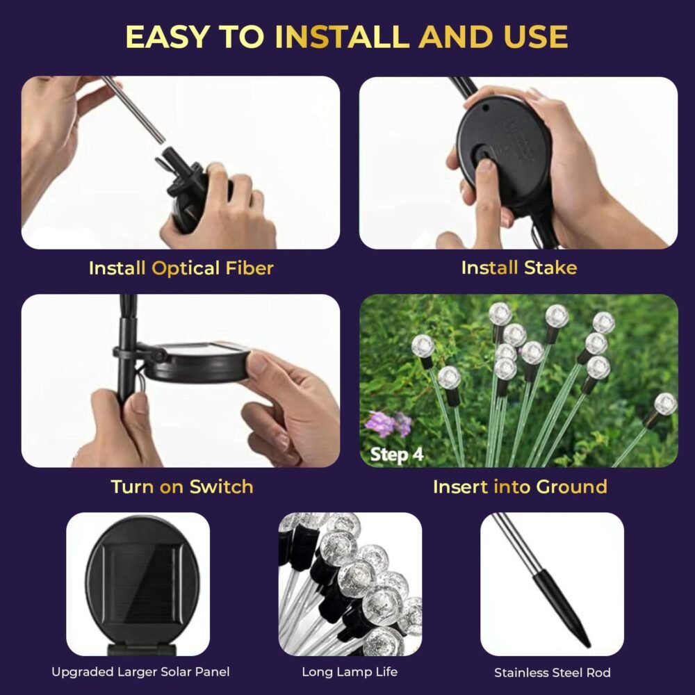 BlueSolarLight-05.jpg Solar LED Fiber Optic Garden Light – Waterproof Outdoor Decor
