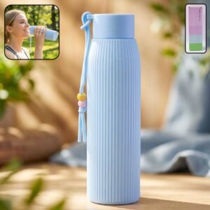 Glass Water Bottle – Stylish & Leakproof for Daily Use