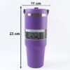 Vacuum Insulated Travel Mug – 890ML Stainless Steel Hot & Cold