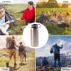 Stainless Steel Vacuum Insulated Water Bottle – Keeps Drinks Hot & Cold