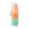 Motivational Gradient Water Bottle – 900ml Leakproof Hydration