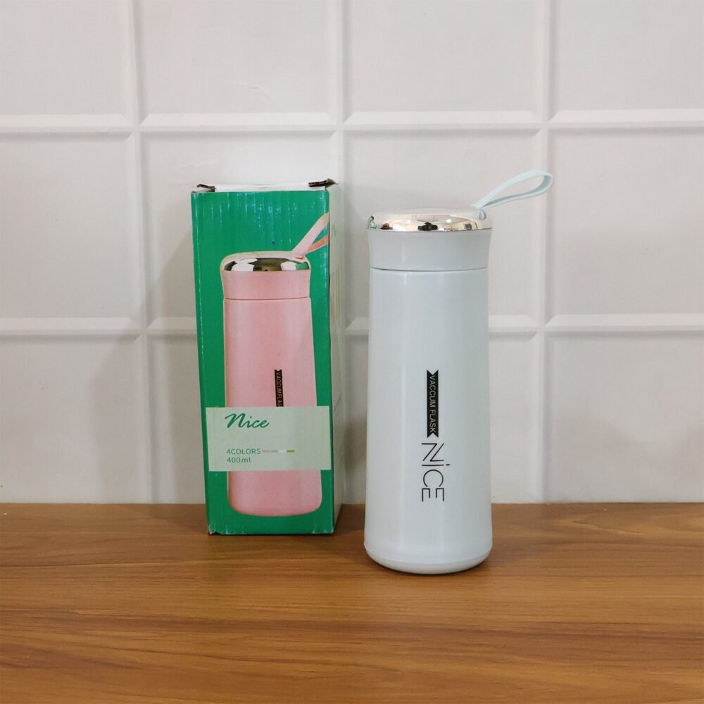 Glass Water Bottle – 400 ML Leak Proof Reusable Design