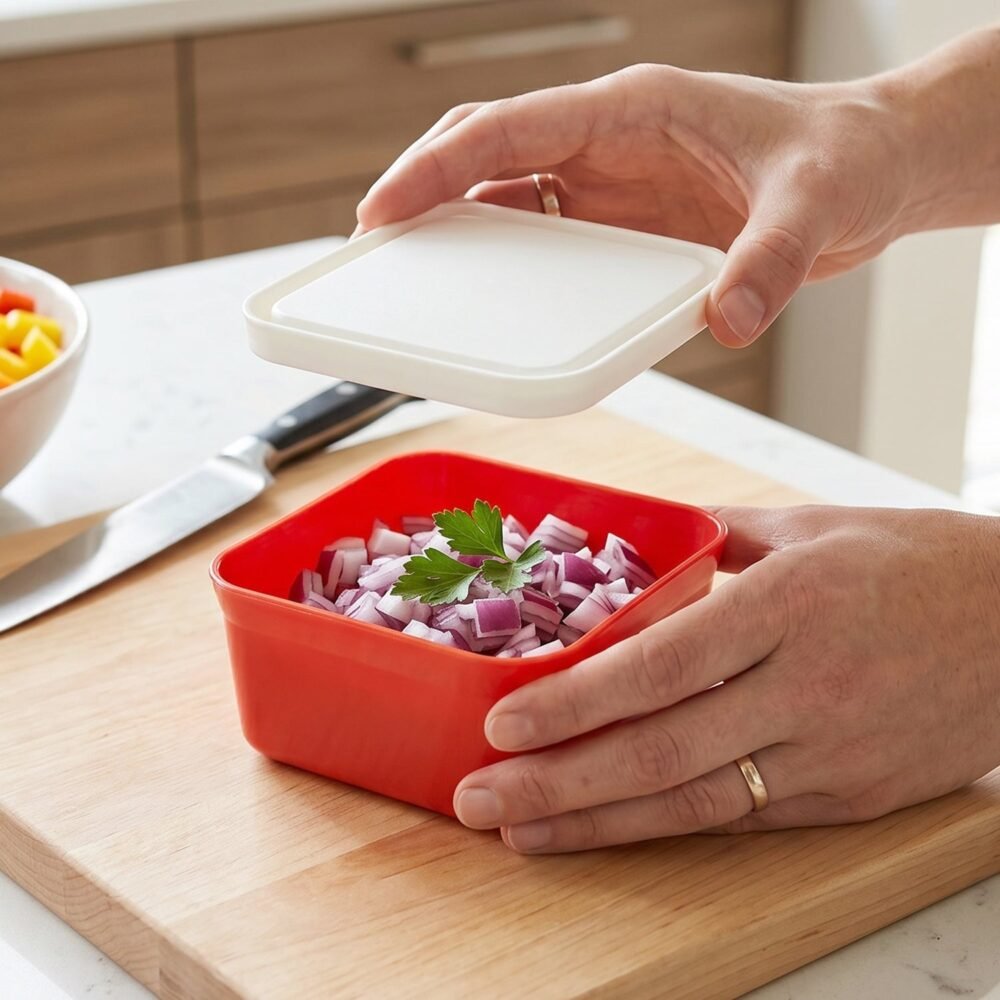 Mini Plastic Food Storage Container – Compact & Multipurpose Kitchen Organizer