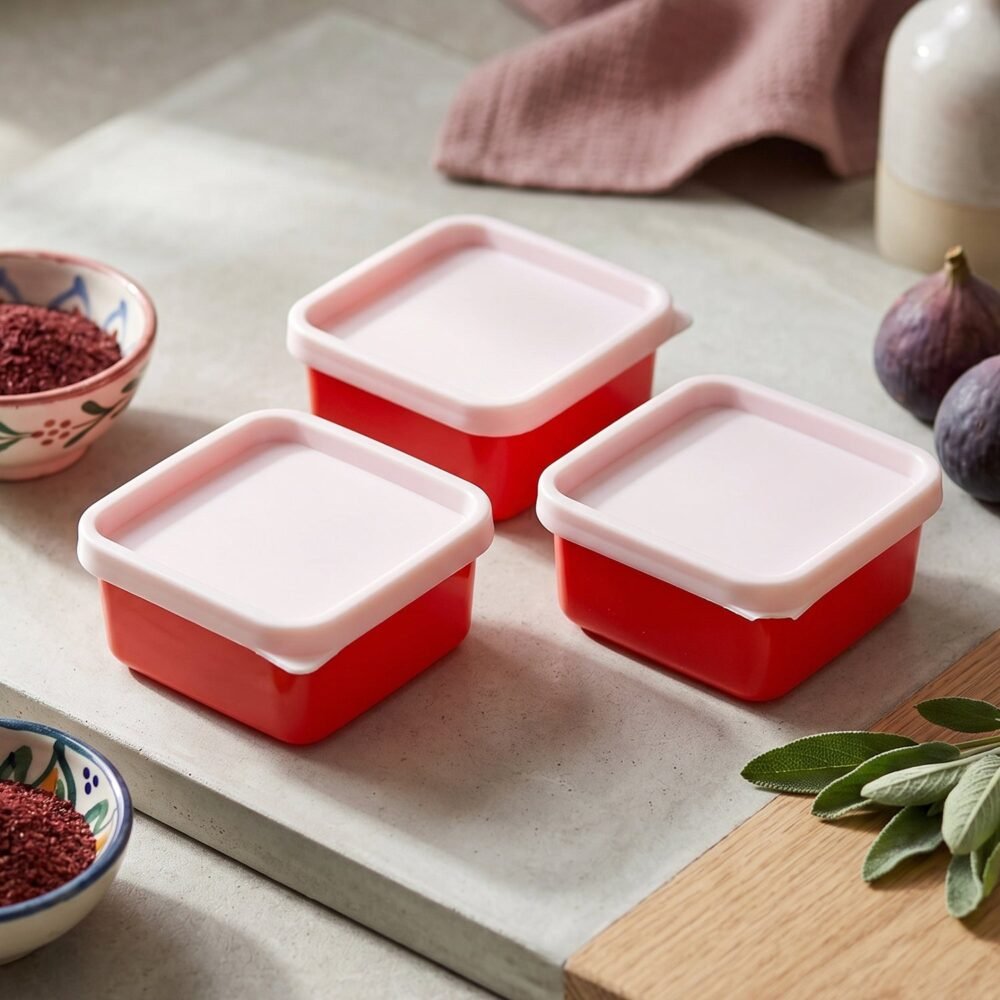 Mini Plastic Food Storage Container – Compact & Multipurpose Kitchen Organizer