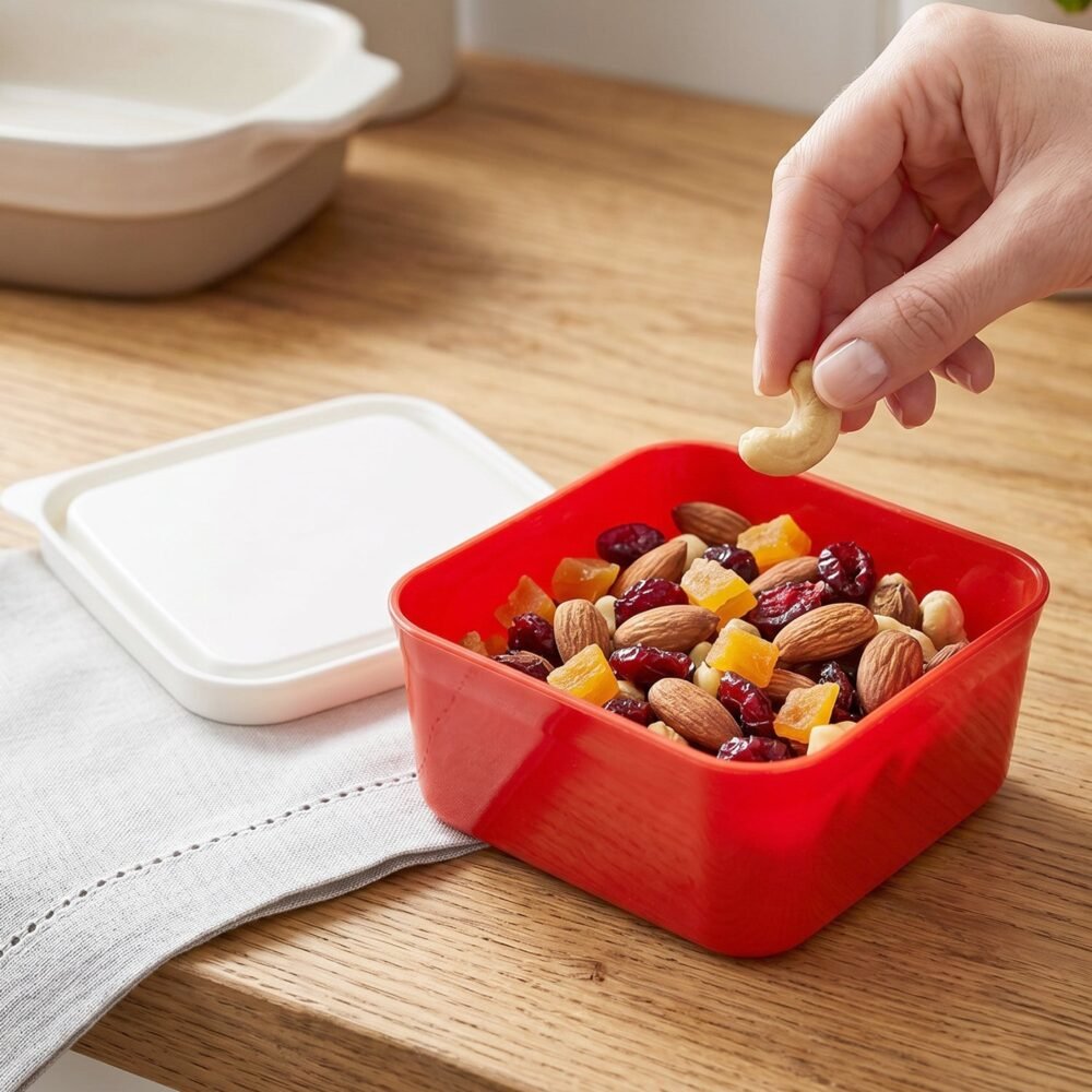Mini Plastic Food Storage Container – Compact & Multipurpose Kitchen Organizer