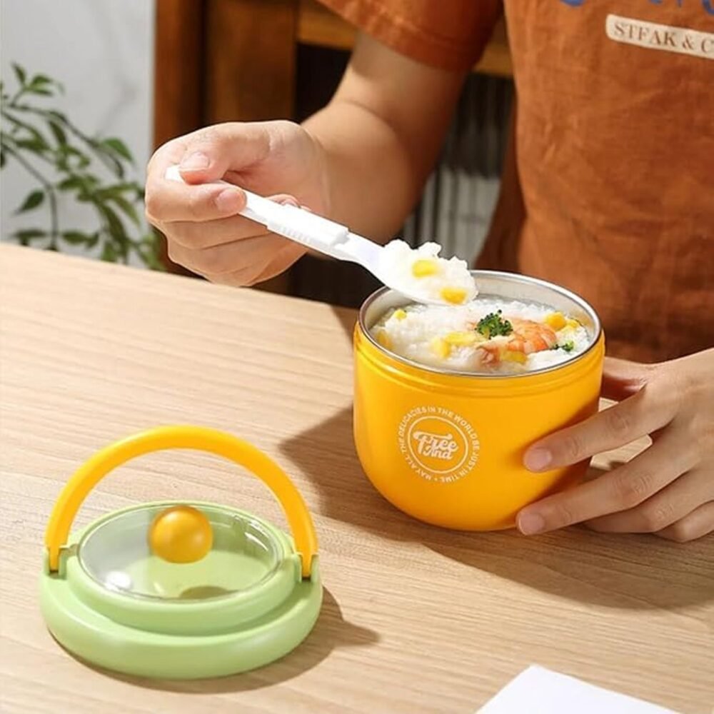 Breakfastcup-03.jpg Leak-Proof Stainless Steel Lunch Box – Secure & Durable Design