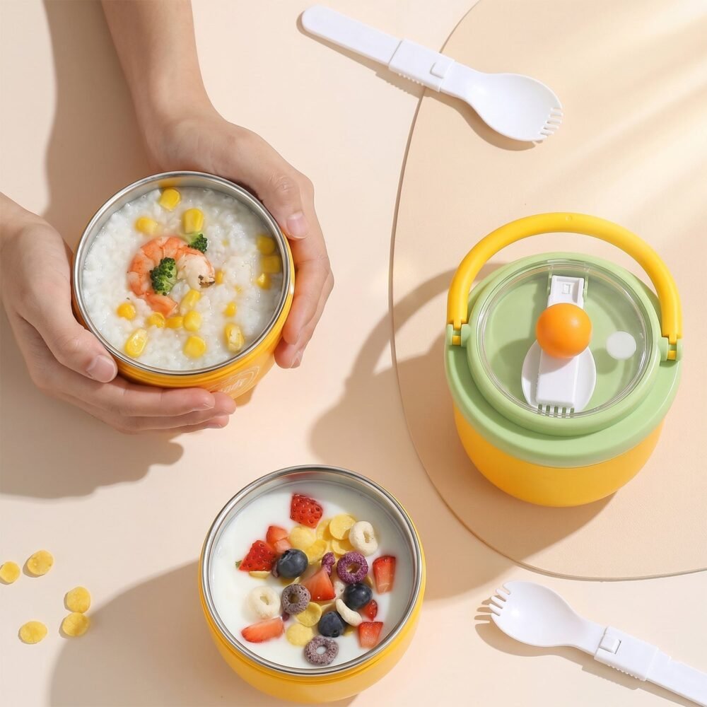 Breakfastcup-07.jpg Leak-Proof Stainless Steel Lunch Box – Secure & Durable Design
