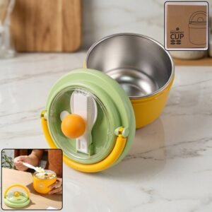 Leak-Proof Stainless Steel Lunch Box – Secure & Durable Design