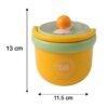 Breakfastcup-size.jpg Leak-Proof Stainless Steel Lunch Box – Secure & Durable Design