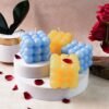 BubbleCandleCube-03.jpg Cube Candles – Colorful Decorative Wax Set of 4