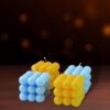 BubbleCandleCube-05.jpg Cube Candles – Colorful Decorative Wax Set of 4