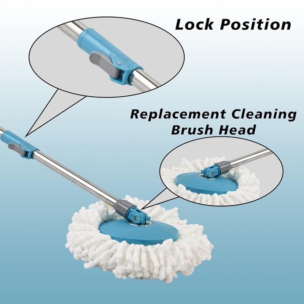 360 Degree Spin Mop – Effortless Floor Cleaning with Adjustable Handle