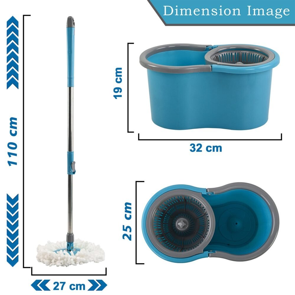 360 Degree Spin Mop – Effortless Floor Cleaning with Adjustable Handle