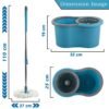 360 Degree Spin Mop – Effortless Floor Cleaning with Adjustable Handle