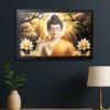 Buddha-01.jpg Lord Buddha Wall Painting – Spiritual Decor with Wooden Frame