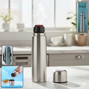 BulletWaterBottle-WOSKU-01.jpg Stainless Steel Vacuum Insulated Water Bottle 1000ML – Leak-Resistant