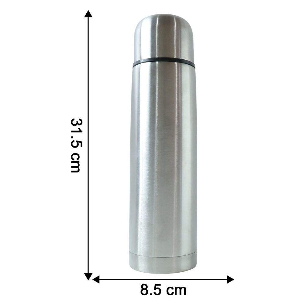 BulletWaterBottle-size.jpg Stainless Steel Vacuum Insulated Water Bottle 1000ML – Leak-Resistant