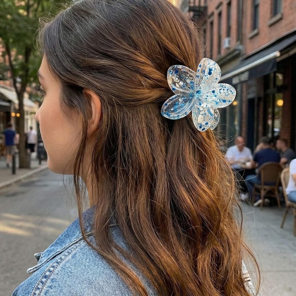 Butterfly-03.jpg Floral Hair Clip – Elegant Mix Color Accessory for Women