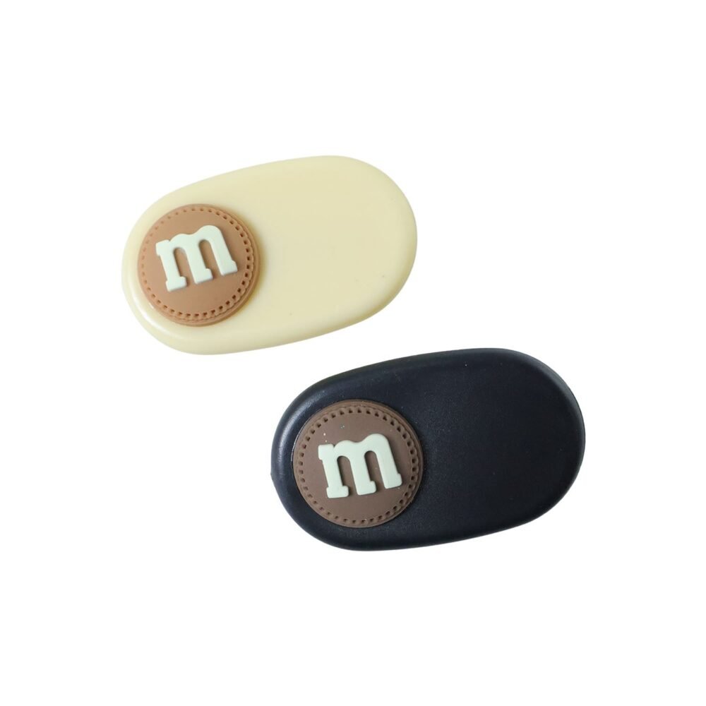 Alphabet Letter Hair Clips – Lightweight Decorative Set of 2