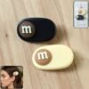 Alphabet Letter Hair Clips – Lightweight Decorative Set of 2