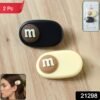Alphabet Letter Hair Clips – Lightweight Decorative Set of 2
