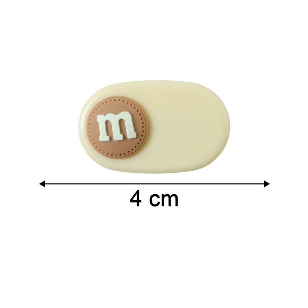 Alphabet Letter Hair Clips – Lightweight Decorative Set of 2