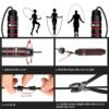 CLS-826-RED-06.jpg High-Speed Skipping Rope – Comfortable Foam Handles, 3 Meter
