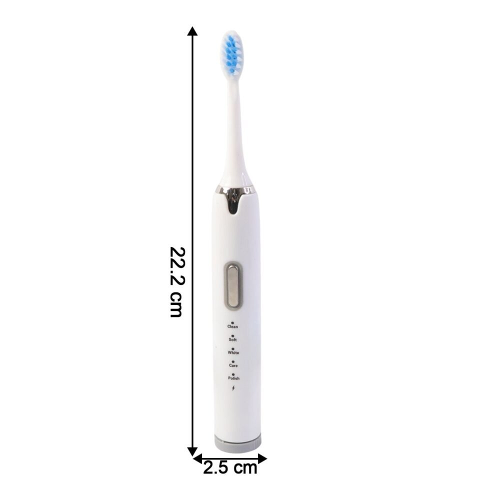 Electric Toothbrush Set – Rechargeable Sonic Cleaner with 3 Brush Heads