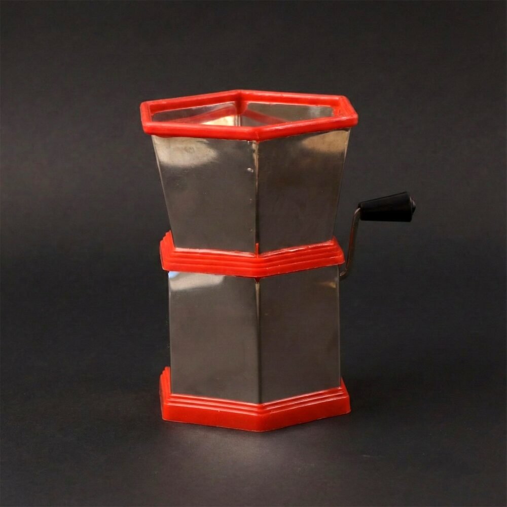 Chilli Cutter – Manual Hexa-Style Hand-Crank Vegetable Chopper
