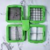 Vegetable Chopper – Quick Nicer Dicer with 4 Stainless Blades