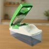 Vegetable Chopper – Quick Nicer Dicer with 4 Stainless Blades