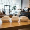 Clamshell-06.jpg Bagasse Clamshell Food Box – Eco-Friendly 9x6 Inch Disposable Set