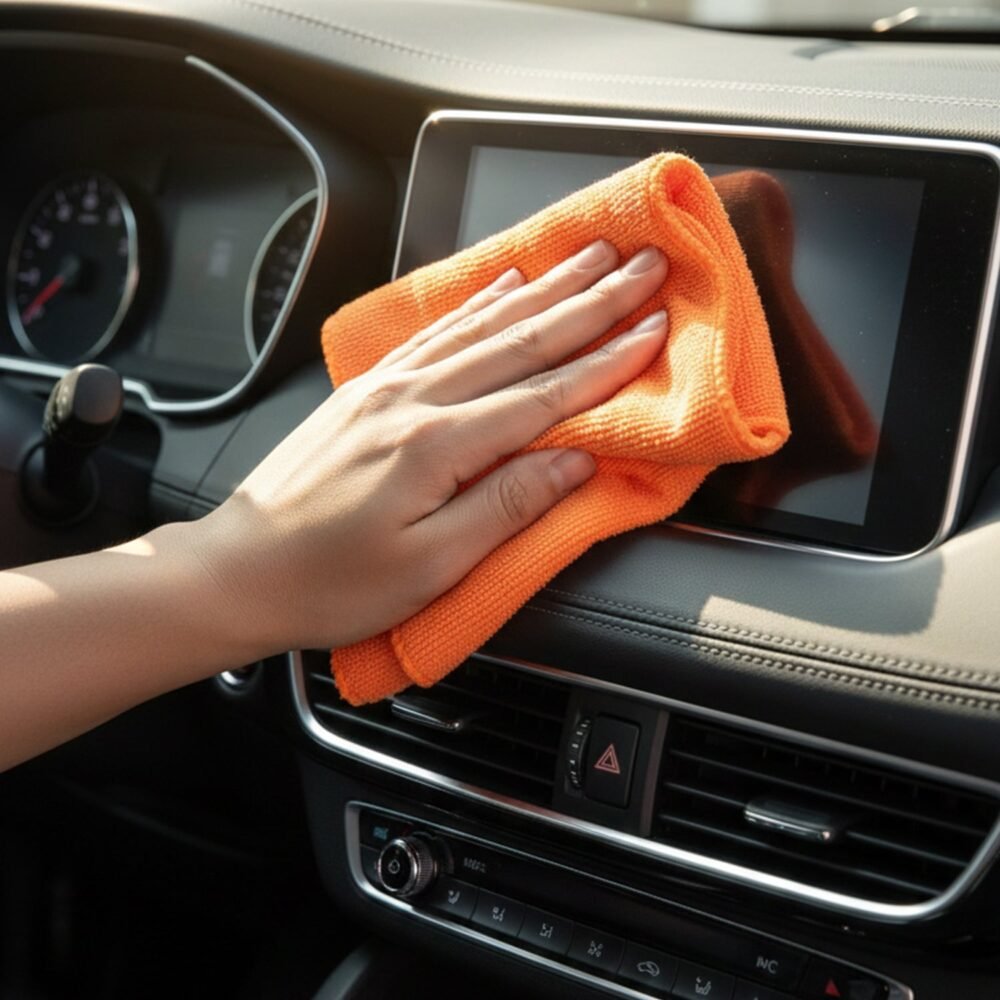 Microfiber Cleaning Cloth Set – Soft & Lint-Free 5pcs 30x30cm