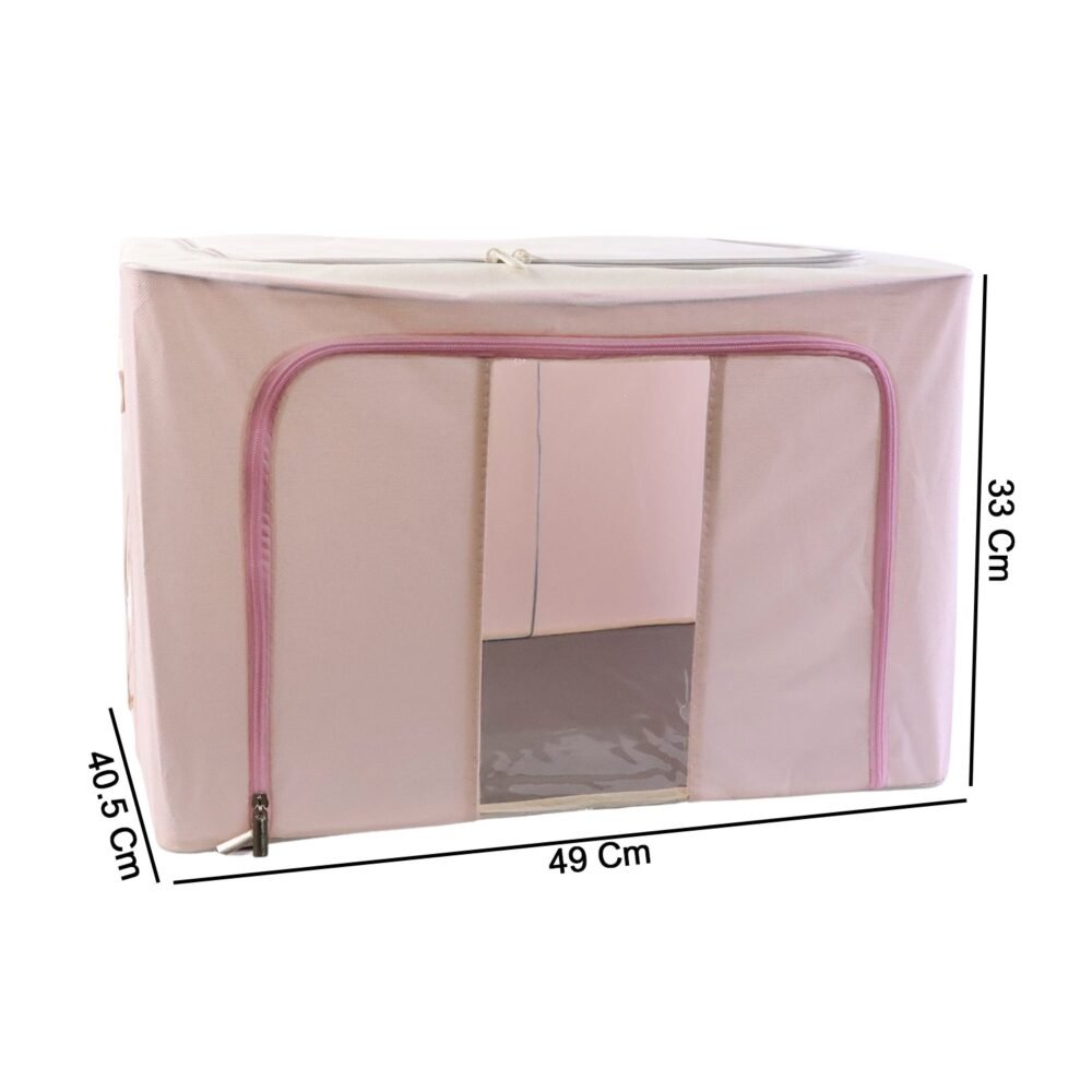 Cloth-storage-box-06.jpg Foldable Fabric Clothes Storage Organizer Box - Space-Saving Design