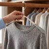 Plastic Clothes Hangers Set – Space-Saving & Non-Slip Design