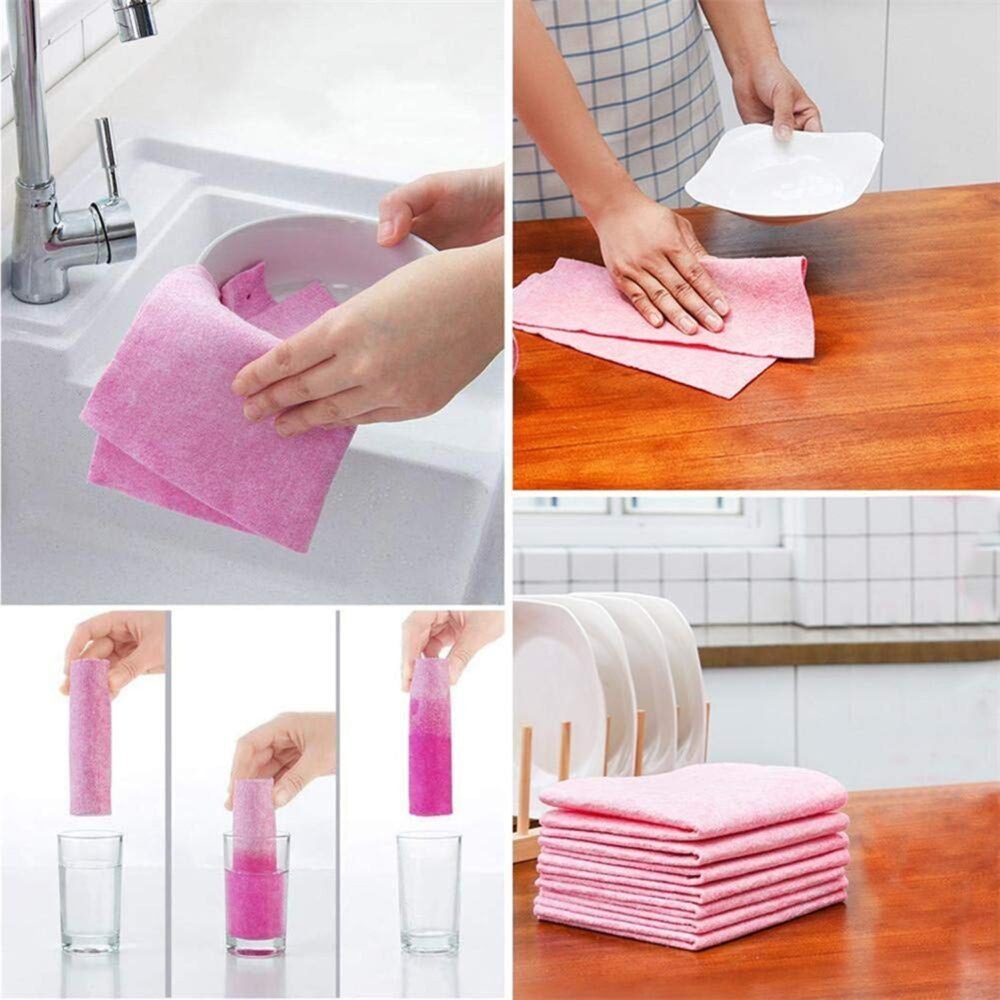 Super Absorbent Cleaning Cloth – Multipurpose Kitchen Wipe for Stains