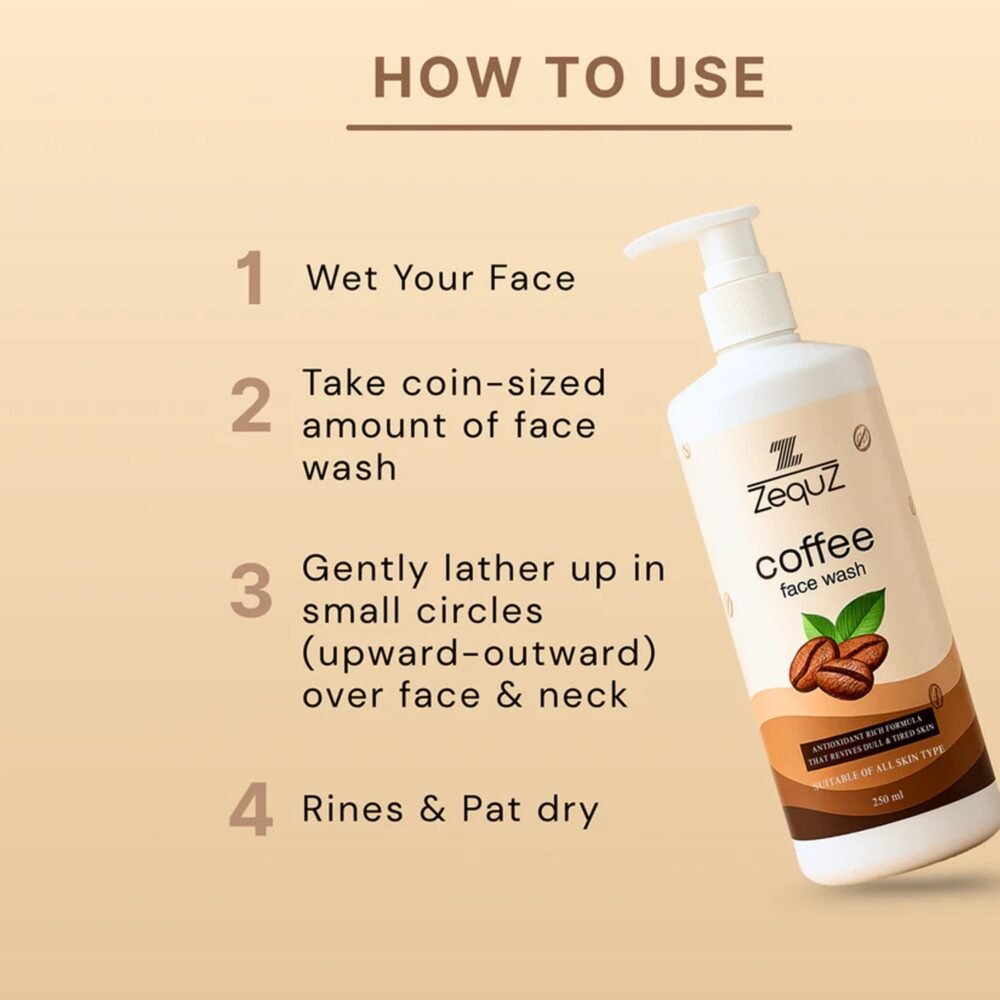 Coffee Face Wash – Antioxidant Deep Cleanser 250 ML