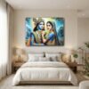 ColofulRadhaKrishna05-03.jpg Radha Krishna Wall Frame – Elegant Divine Home Decor