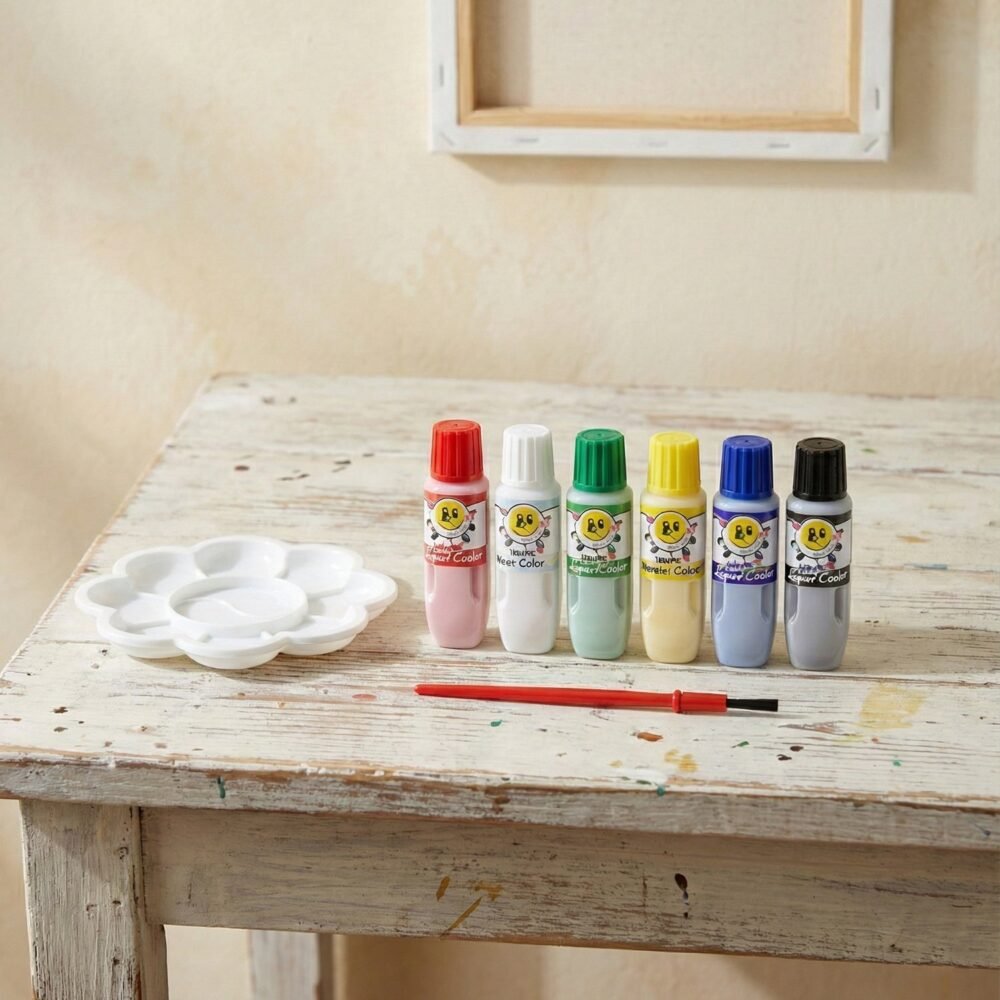 Color-kit-03.jpg Kids Water Colour Painting Set – Complete Art Kit with Brush & Palette