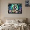 Radha Krishna Wall Frame – Elegant Spiritual Decor for Home