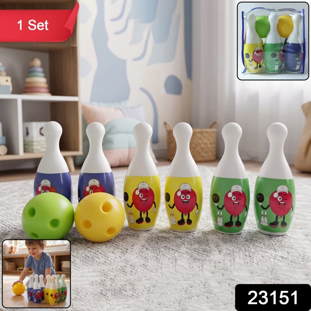 Kids Bowling Set – Develops Motor Skills & Coordination