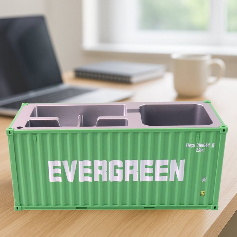 ContainerPenHolder-02.jpg Desk Organizer – Multi-Compartment Container-Style Storage Box