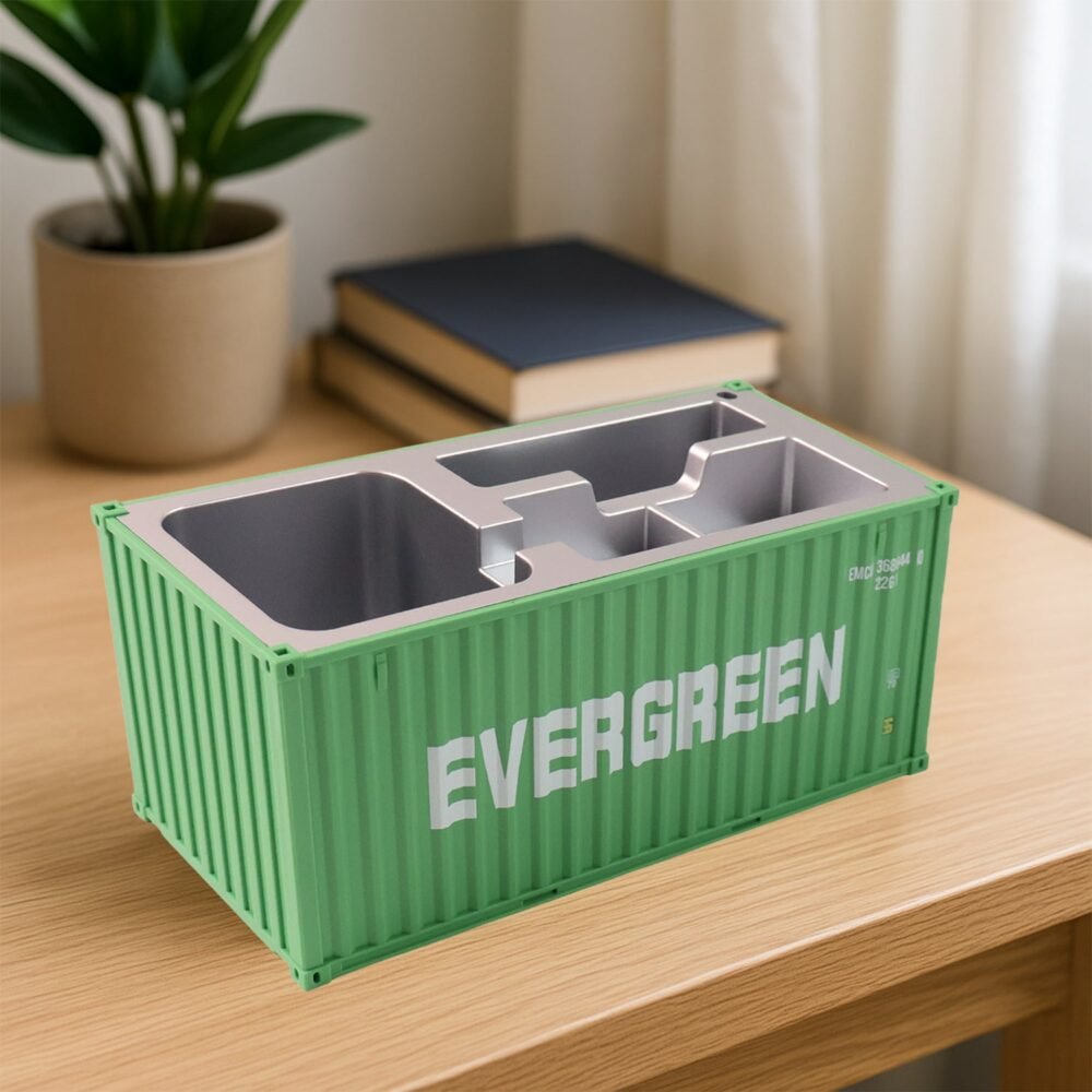 ContainerPenHolder-05.jpg Desk Organizer – Multi-Compartment Container-Style Storage Box