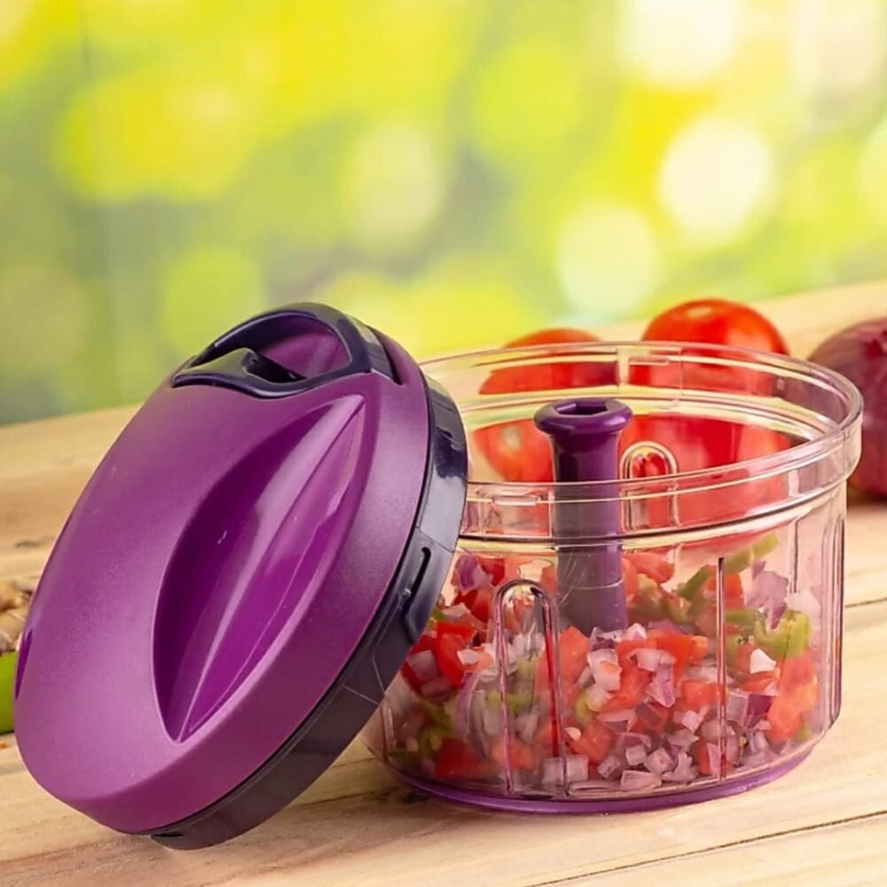 Vegetable Chopper 750ml – Efficient Pull String Cutter