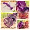 Vegetable Chopper 750ml – Efficient Pull String Cutter
